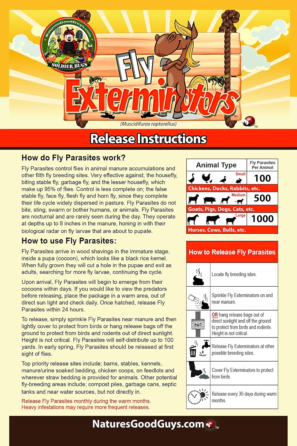 NaturesGoodGuys Fly Exterminator 10,000 Size