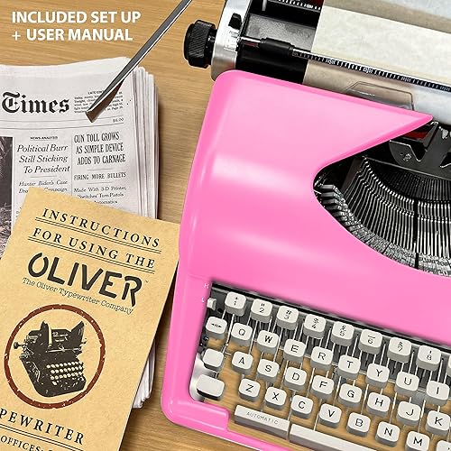 Miniatura 35 de Máquina de escribir manual atemporal, oliva Verde -Oliva