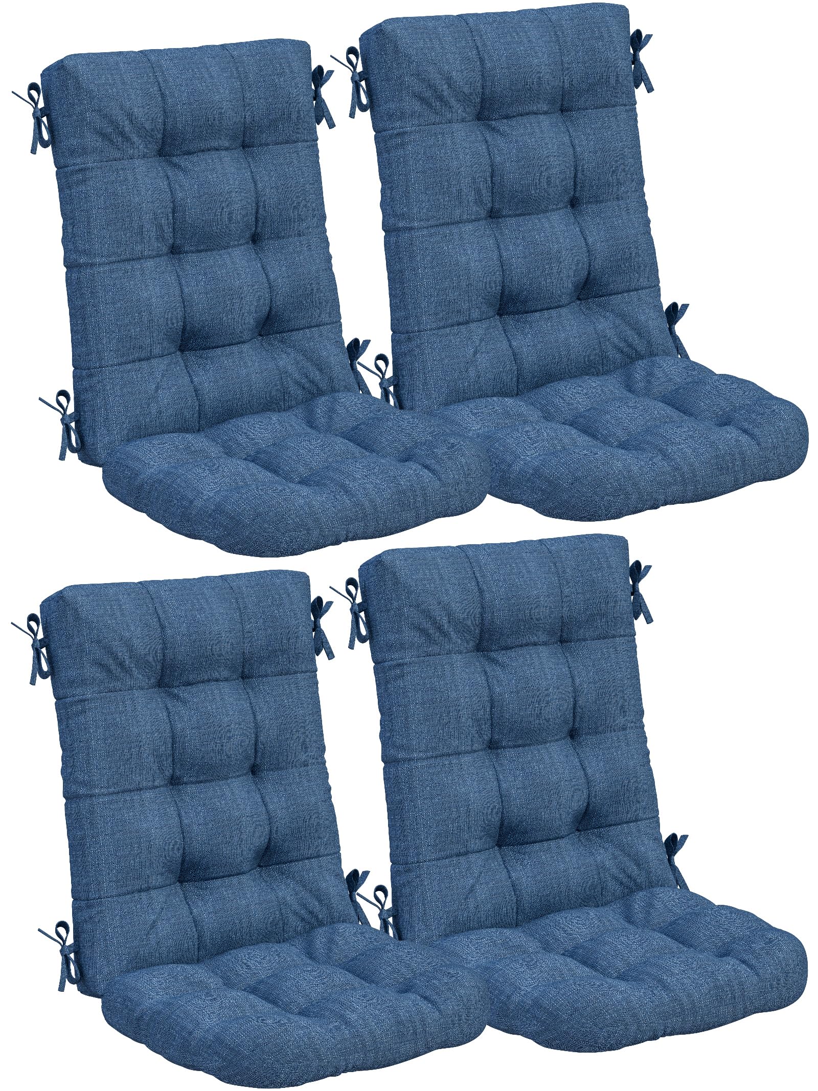 KINGYES Adirondack Chair Cushion Set of 4, Ourdoor Chairs