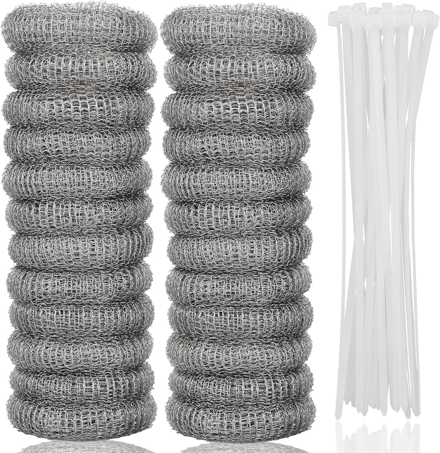 12 Pack of Washing Machine Lint Traps. Comes with 12 Ties