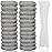 24 PCS Lint Traps LVYOUIF Stainless Steel Washing Machine Lint Snare Traps, Washer Hose Lint Traps with 24 PCS Cable Ties, Laundry Mesh Washer Sink Drain Hose Screen Filter
