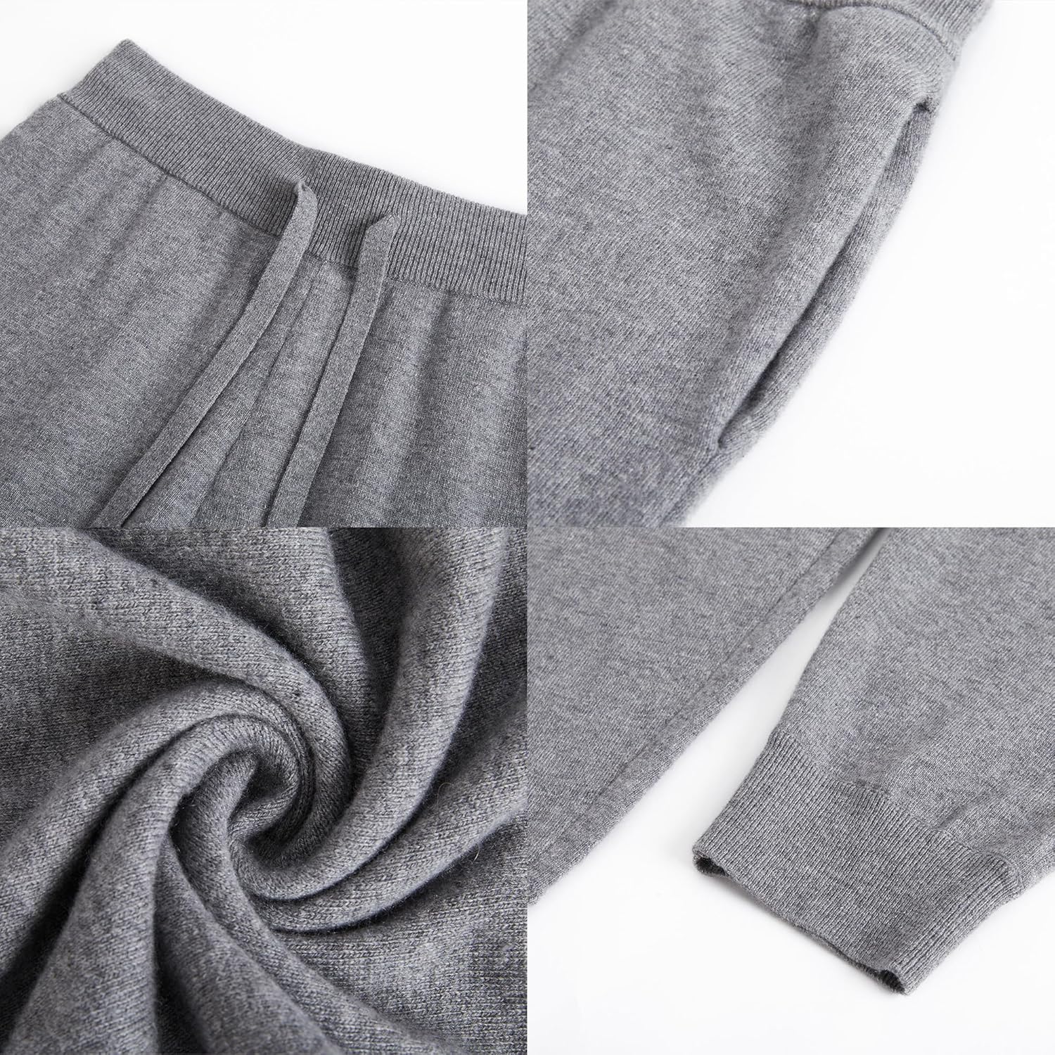 GreenMount Mens Cashmere Pants Soft Warm Jogger Sweatpants with Drawstring for Men 37.5° Warm - Image 5