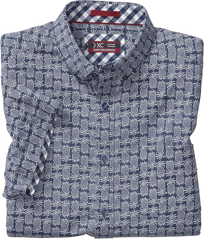 Johnston and murphy pineapple shirt Clearance