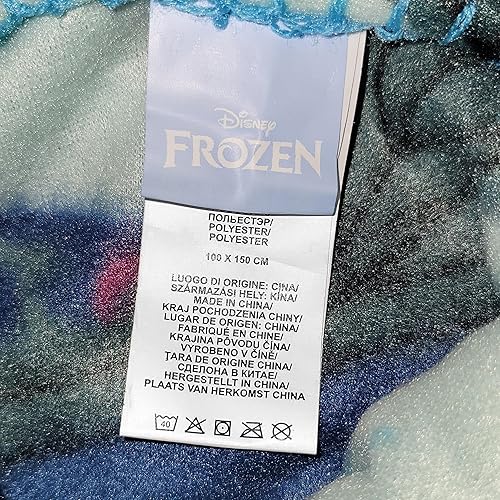 Miniatura 6 de Royal Boys Manta de forro polar acogedora para niñas con diseño divertido extra suave de 40 x 60 pulgadas (congelado)