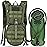 MARCHWAY Tactical Molle Hydration Pack Backpack with 3L TPU Water Bladder, Military Daypack for Cycling, Hiking, Running, Climbing, Hunting, Biking (Green)