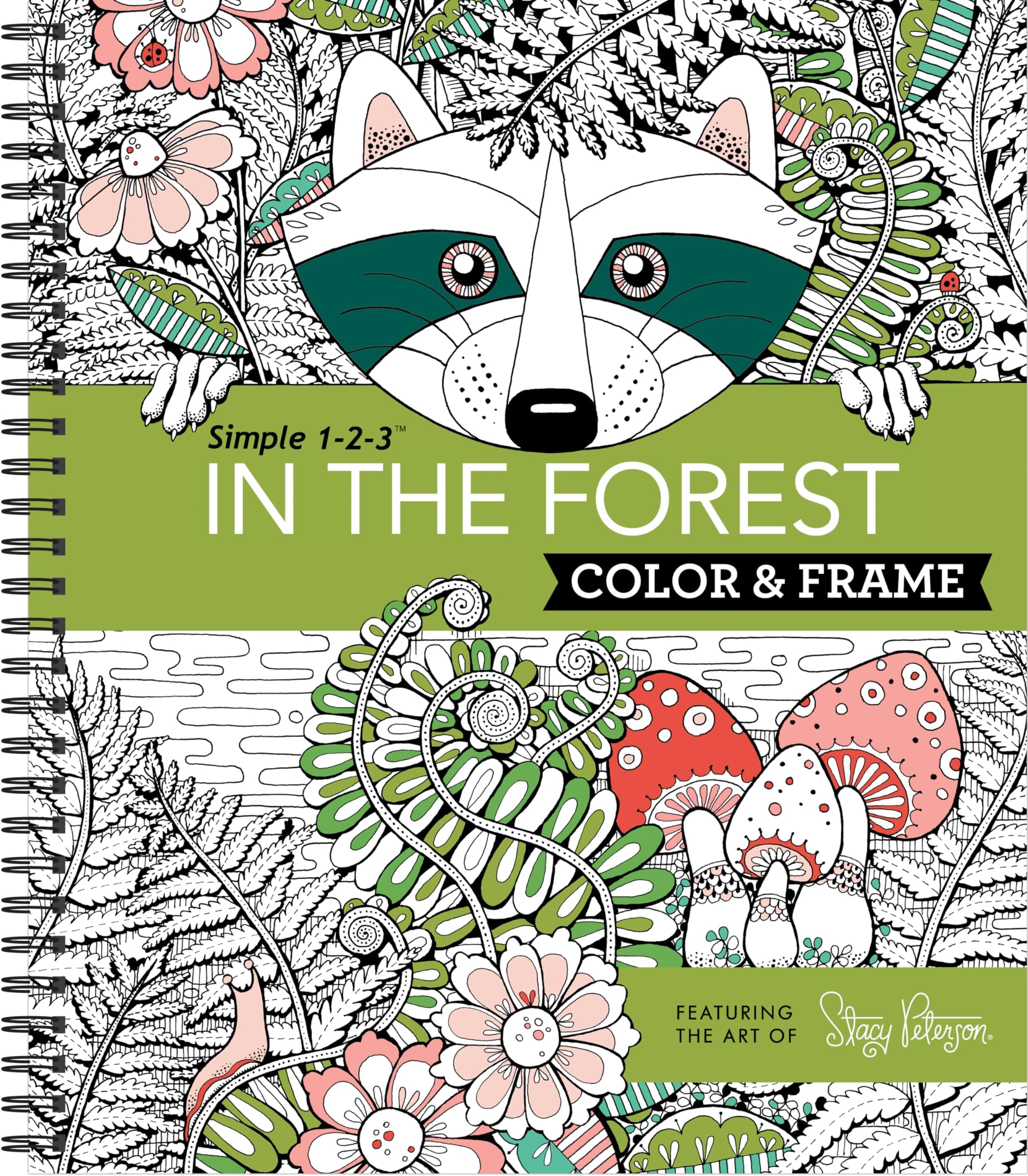Color & Frame - In the Forest (Adult Coloring Book)