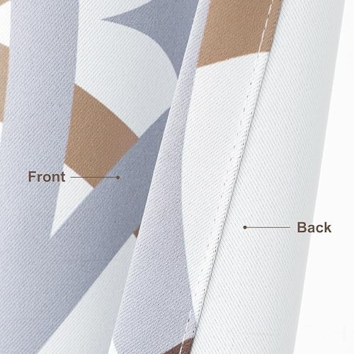 Miniatura 6 de DriftAway Alexander - Cortinas opacas 80% para sala de estar, 250 GSM, patrón a juego con aislamiento térmico, oscurecimiento de la habitación,