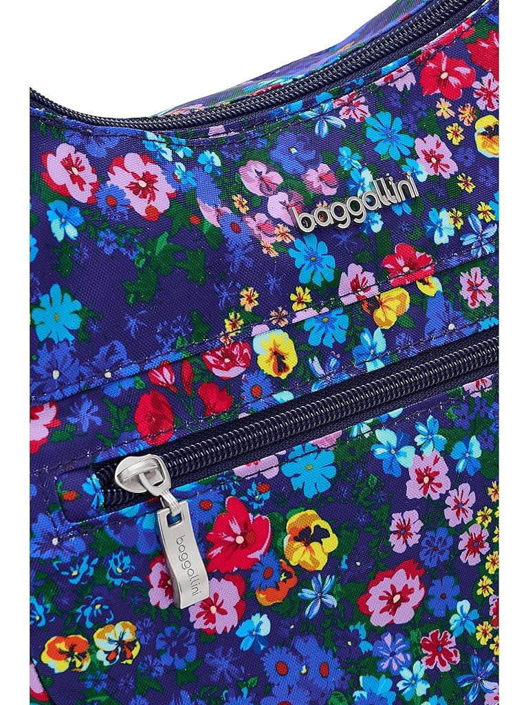 Multi Baggallini Modern Pocket Half Moon Bag