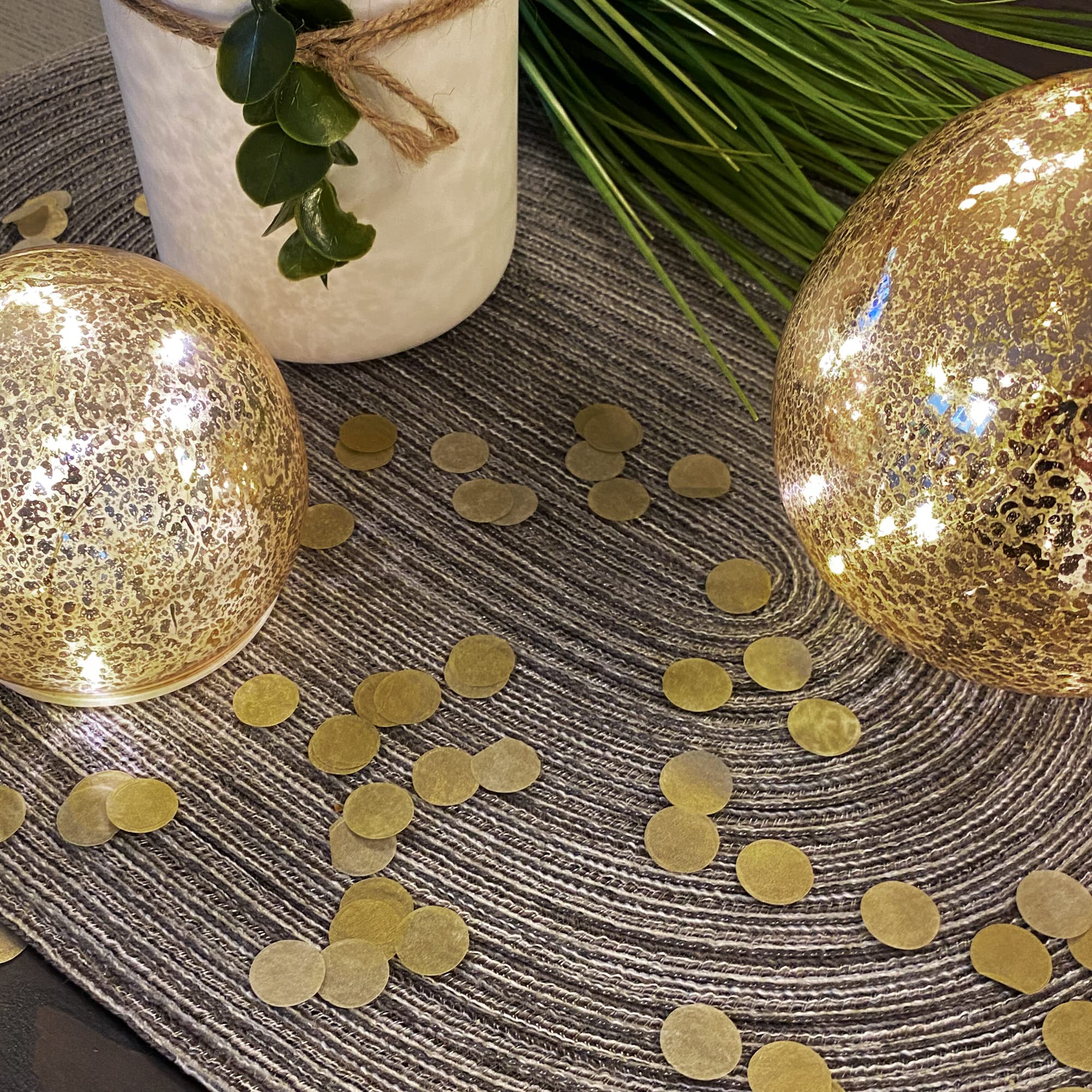 Goldenes Papier-Konfetti, Ca. 1000 Stück, 2,5 Cm Durchmesser – Für Geburtstag, Hochzeit, Party & Tischdeko