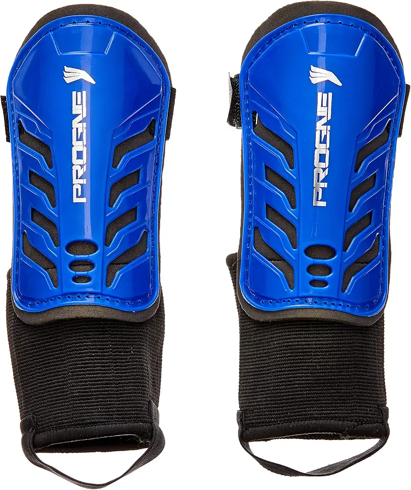 Caneleira Futebol Futsal Society Baby Com Tornozeleira - Azul - Par