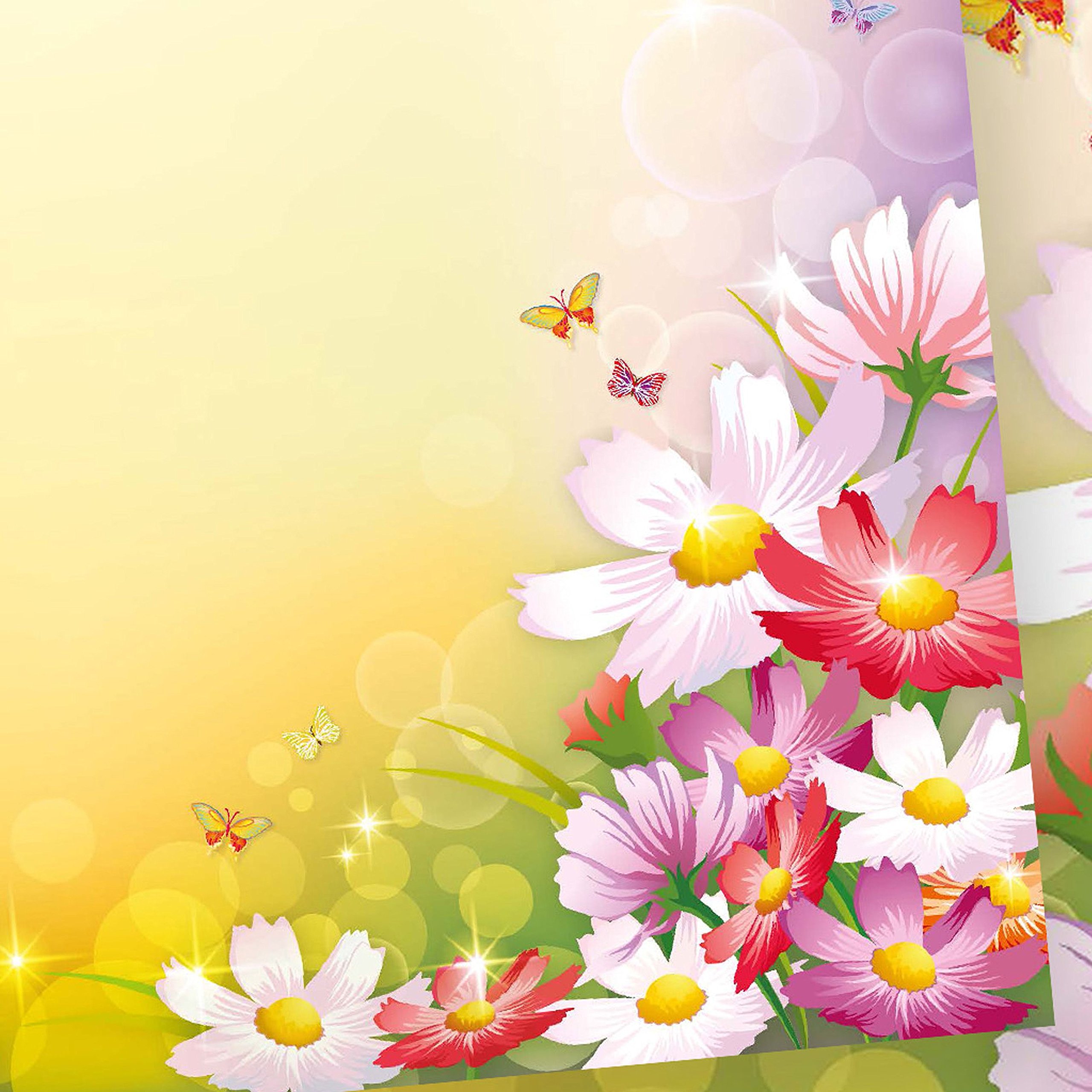 Colorido Papel Artesanía Hojas De Flor Diseño Obra De Arte Para Tarjeta