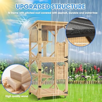 71 Catio Outdoor Cat Enclosure, Cat Enclosure Condo Window Access