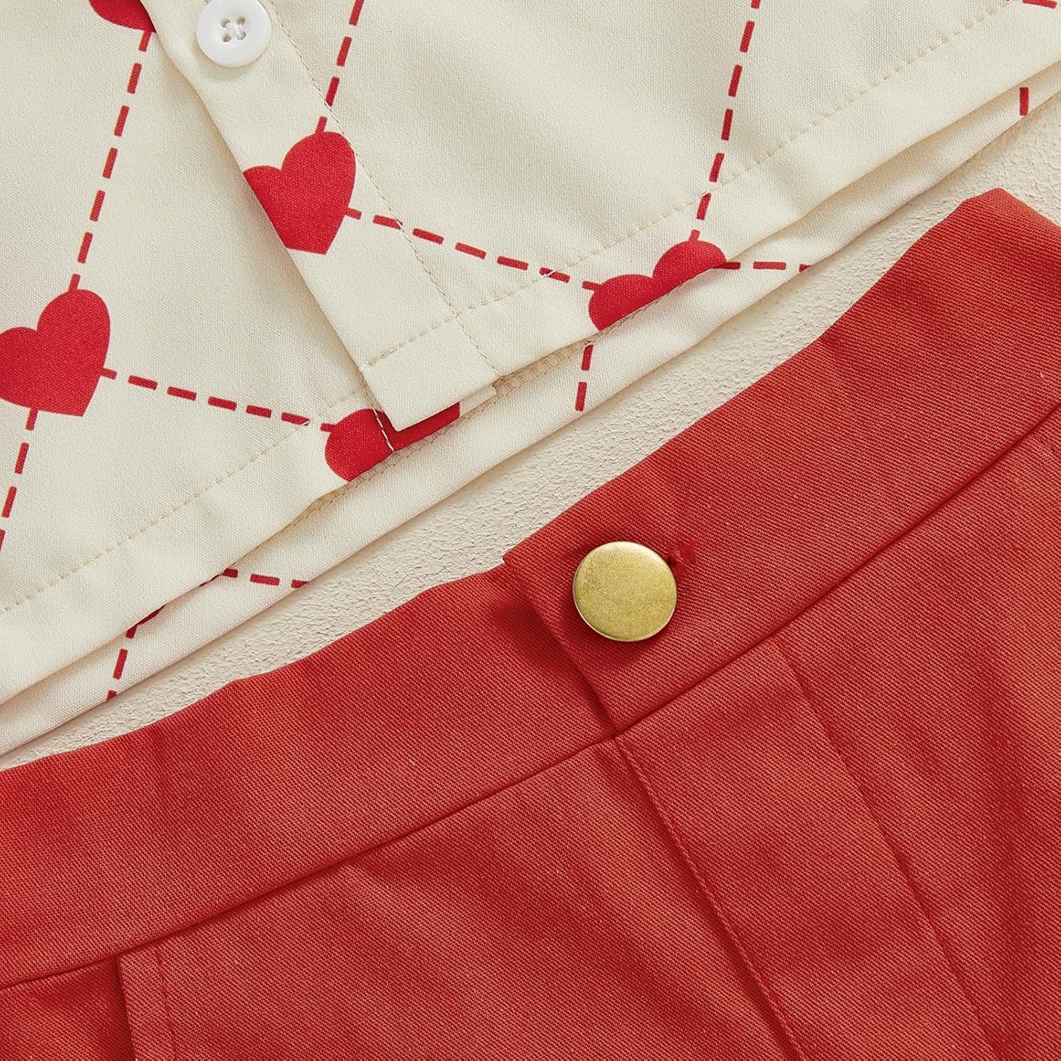 Thorn Tree Toddler Boy Valentines Day Outfit Bow Tie Short Sleeve Shirt Baby Shorts Gentleman Suit Valentines Clothes - Image 6