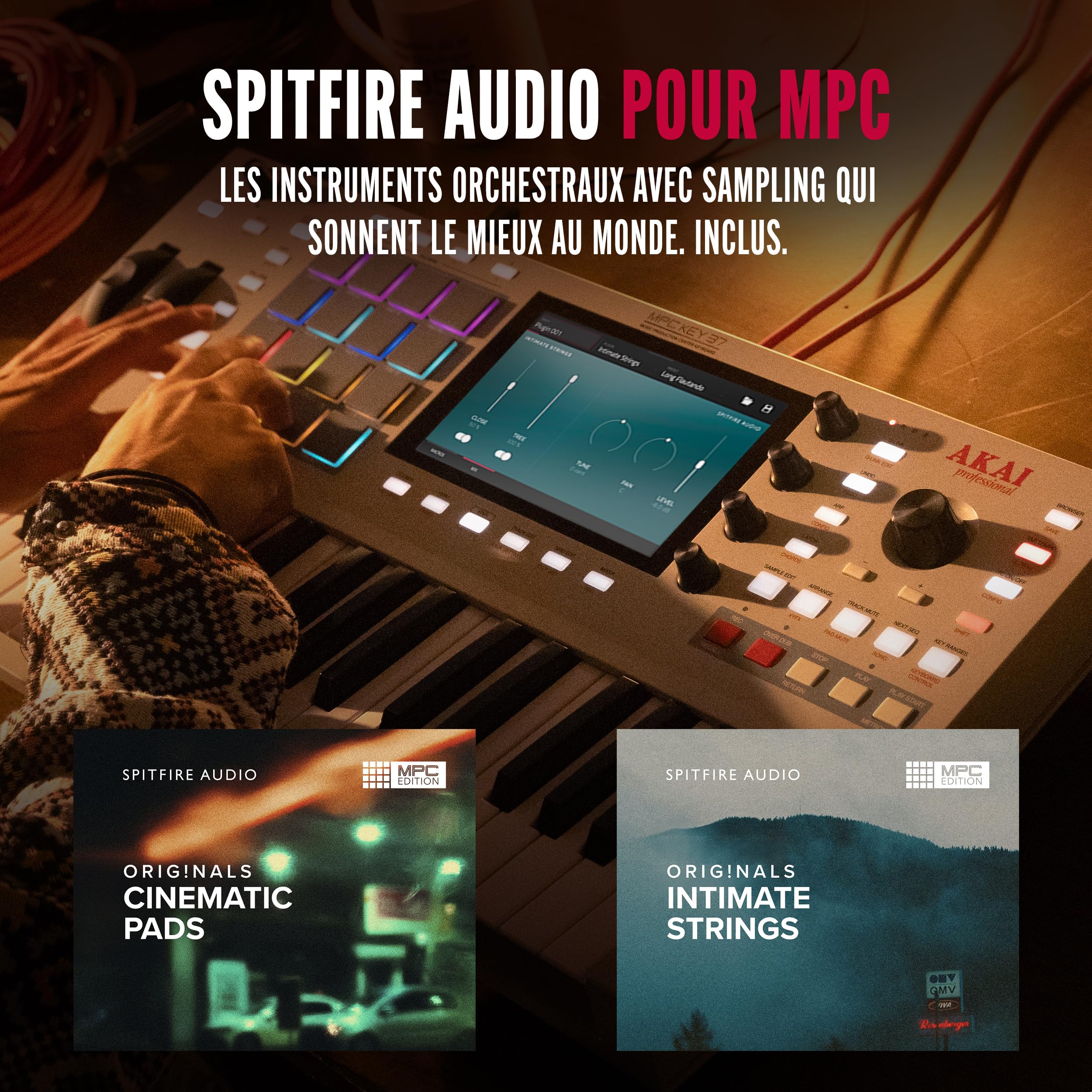 Akai Professional MPC Key 37 G2 Clavier de Production Standalone Next-Gen