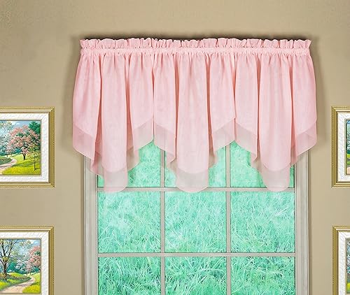 Vista 560 de Today's Curtain - Cortina Emelia de gasa original, panel de 84 pulgadas, negro, 60 pulgadas de ancho x 84 pulgadas de largo