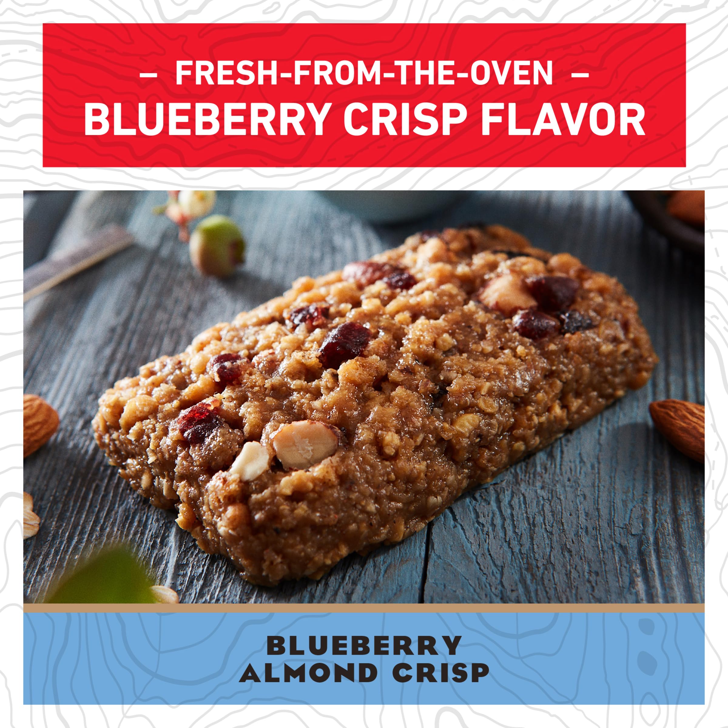 CLIF BAR - Energy Protein Bars - Blueberry Almond Crisp - Made with Organic Oats - Energy Bars - Non-GMO - (5 Pack) — Amazon image 5