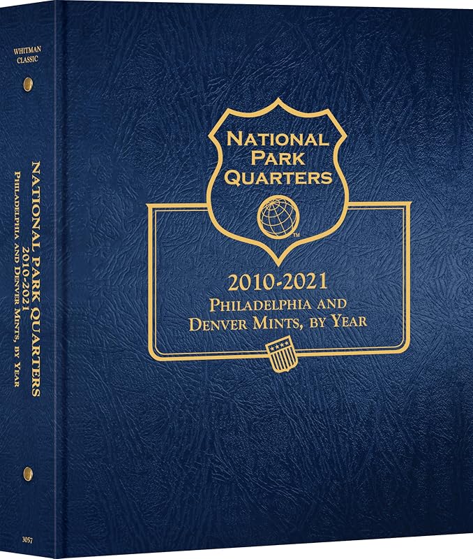 Álbum de monedas Whitman Classic® - Cuartos del Parque Nacional: 2010-2021 (P & D Mints)