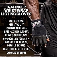 Vista 5 de Guantes de elevación Schiek 540 Platinum - ¡Garantía de un año!