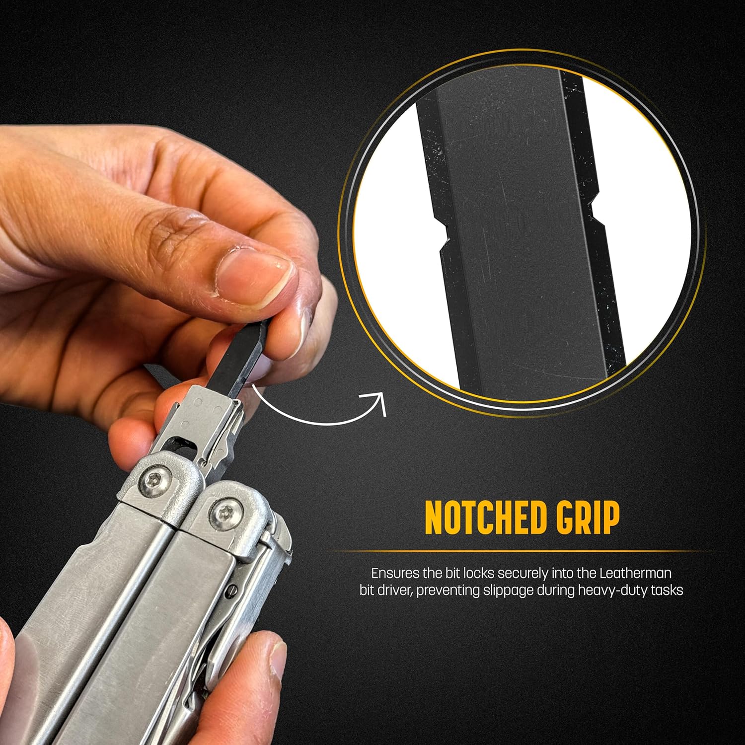 Galvanox 六角 1/4インチ - 6mm 両面交換用ビット レザーマンマルチツール用 (4パック)