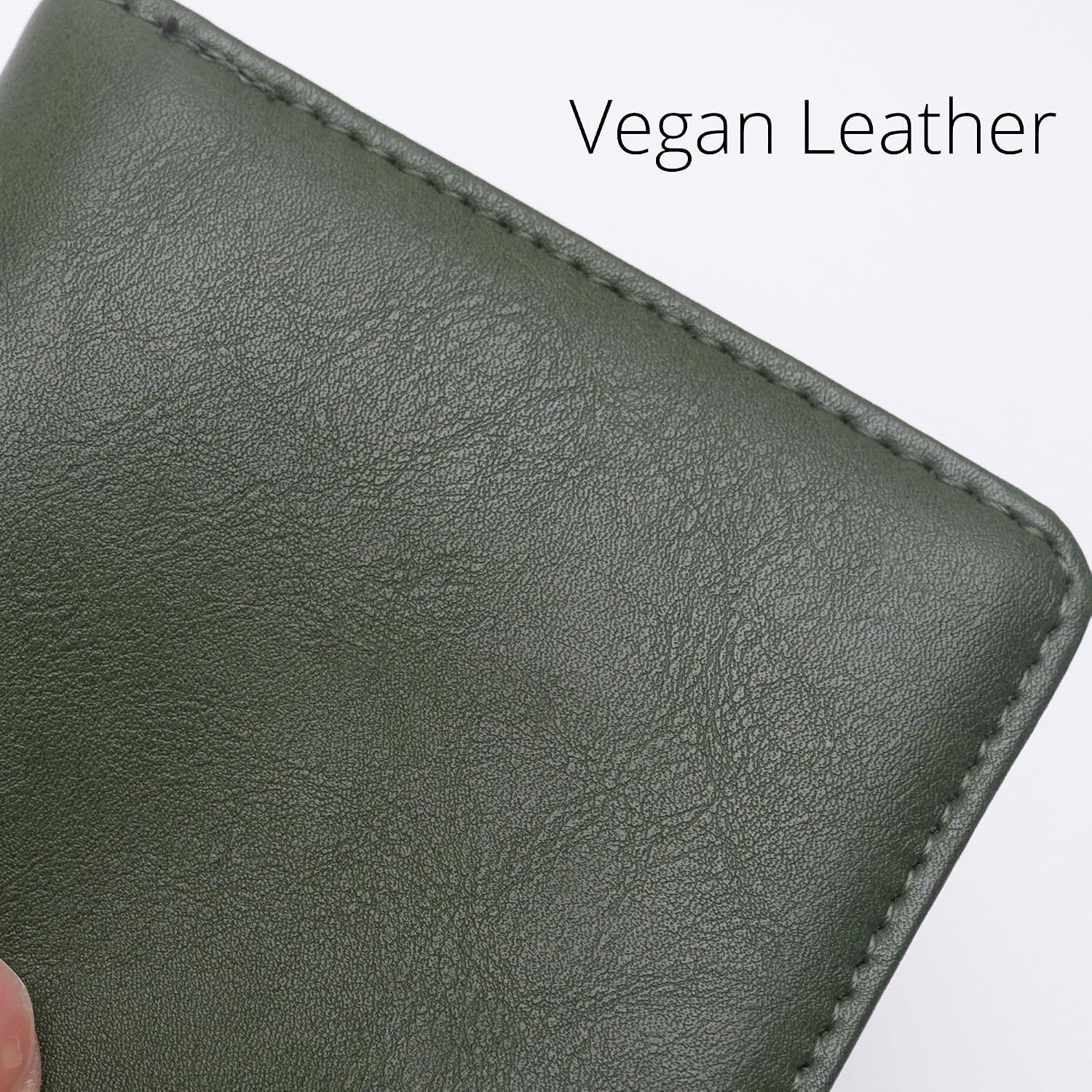 Alldaily Small RFID Wallet for Women Slim Compact Bifold Pocket Ladies Travel Mini Purse (Green) image 5