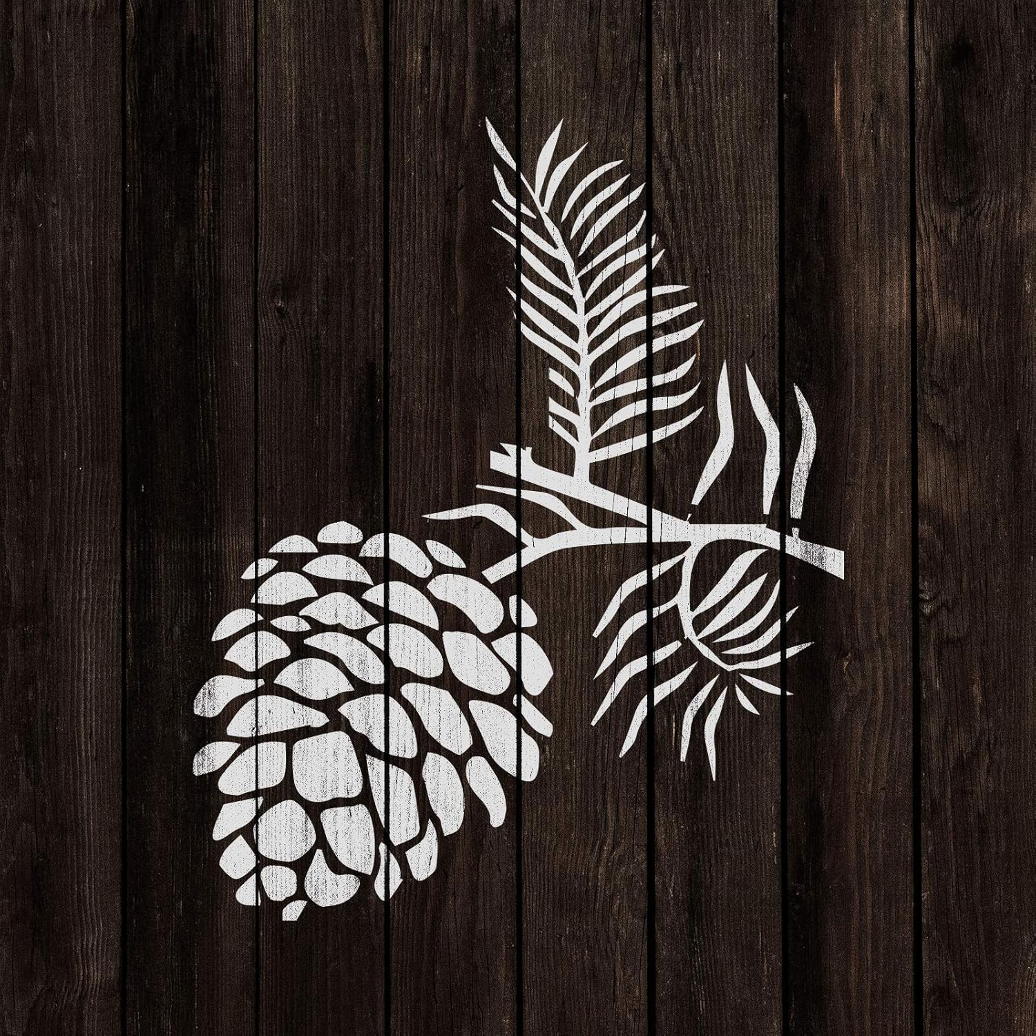 Pine Cone Stencil - Pine Cone Design, Art, Tree Stencils