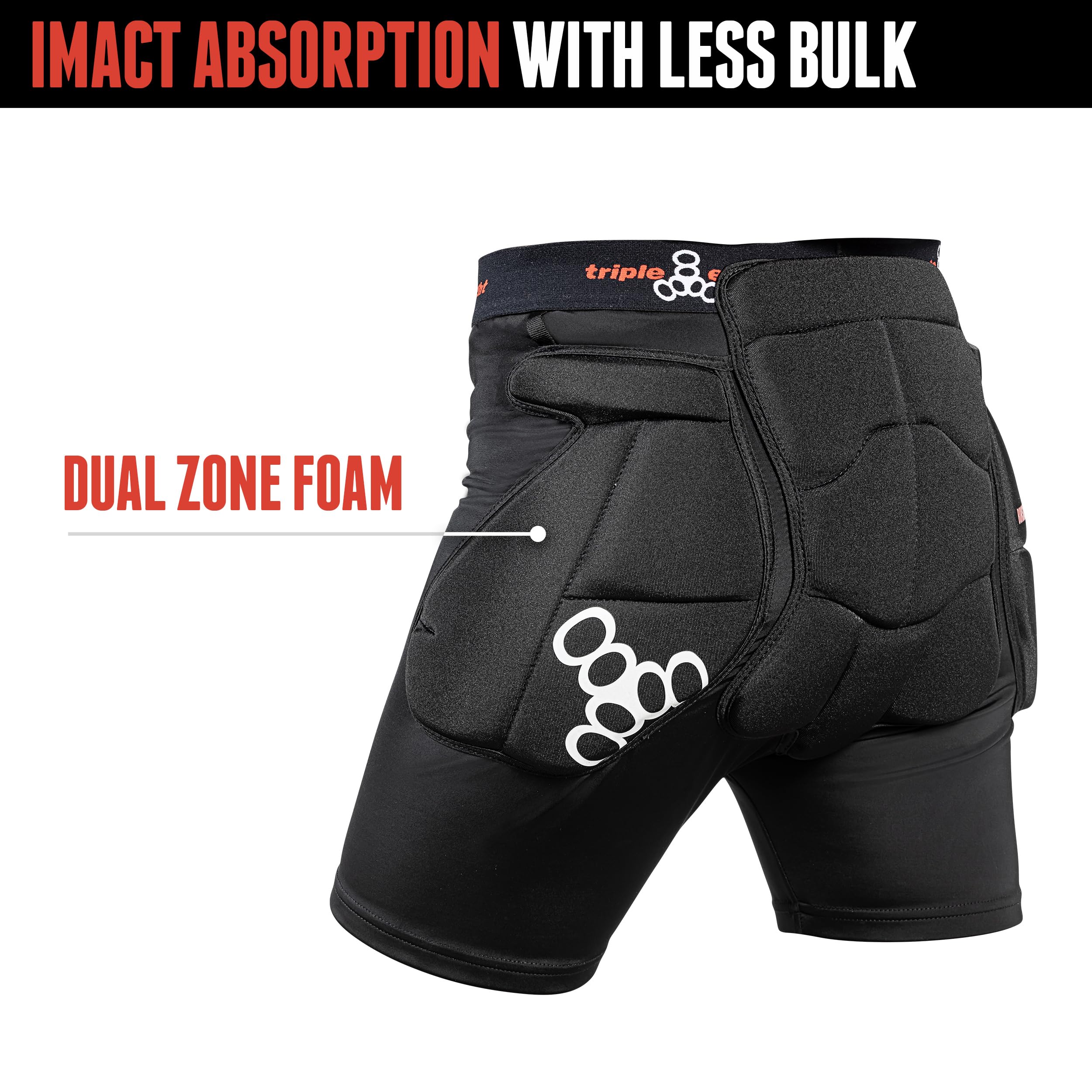 Amazon.com : Triple Eight Bumsaver Padded Shorts for Skateboarding