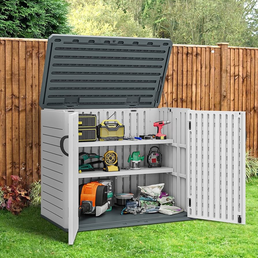 置物 rinshan Amazon.com: YITAHOME Resin Storage Shed Shelves for 35 Cuft