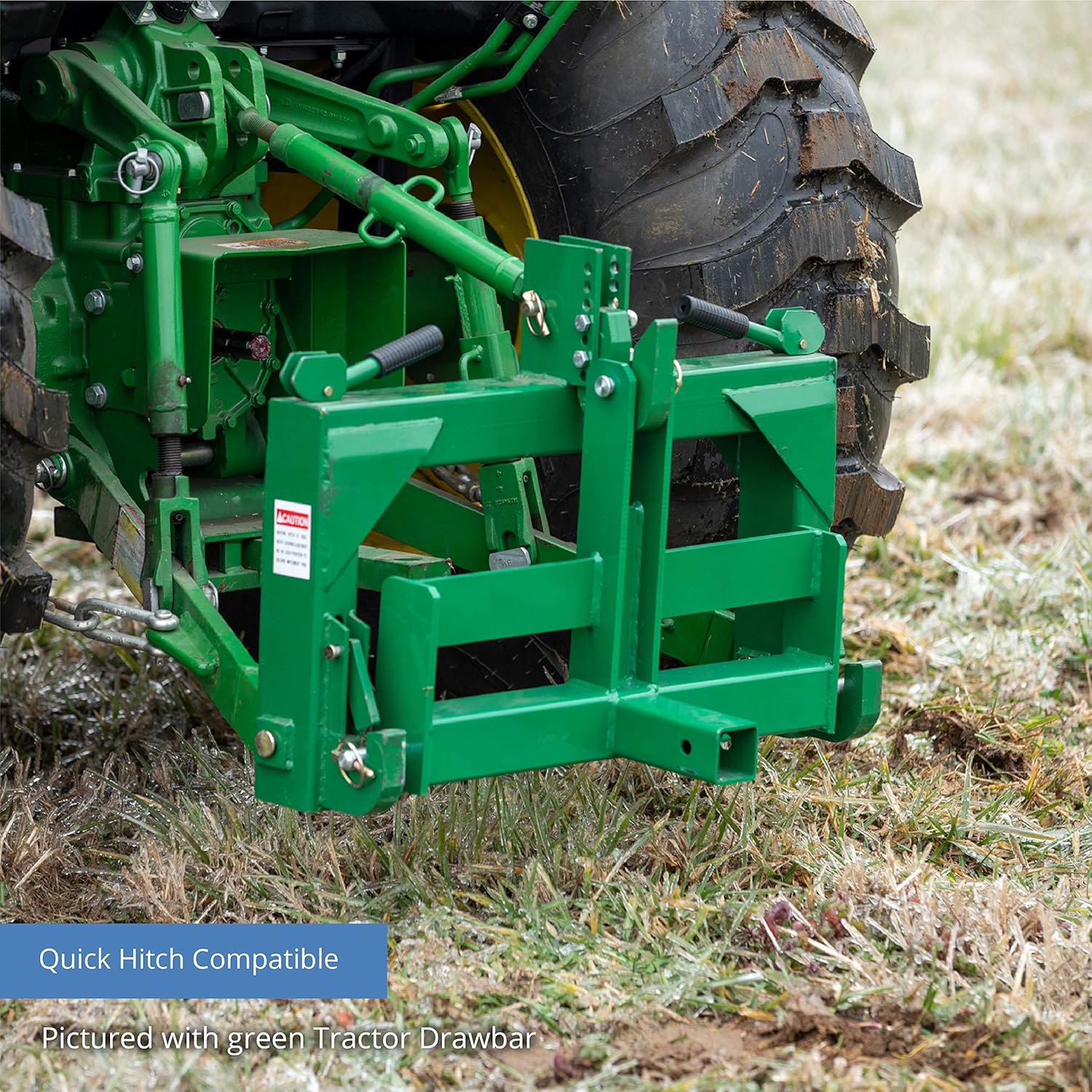 Titan Tractor Drawbar with Suitcase Weight Brackets 2" Receiver CAT 1 3-Pt : Patio, Lawn & Garden