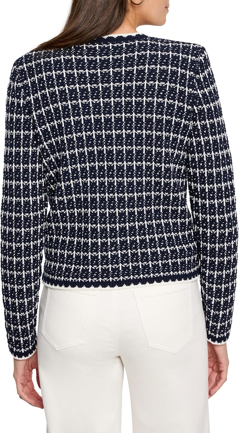 NIC+Zoe Womens Mixed Up Sweater Jacket - Image 4