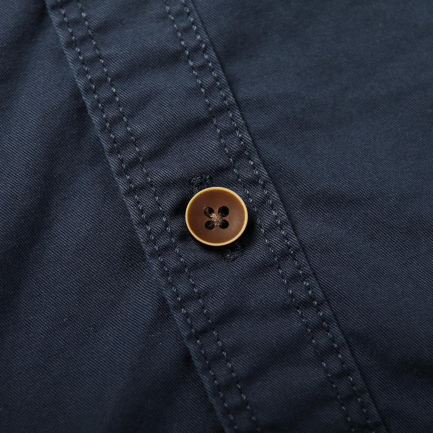 OCHENTA Boys Military Button Down Shirt, Cotton Long Sleeve Tactical Cargo Kids Scout Hiking Shirt - Image 4