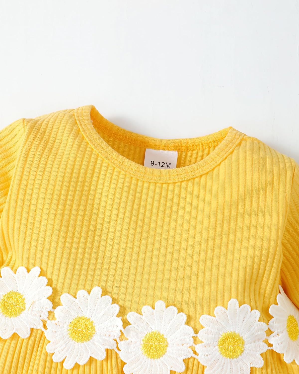 XUANHAO Baby Girl Clothes 12 18 24 Months Outfits For Infant Toddler Denim Girls' Clothing Ruffle Top Ripped Jeans Pant Sets - Image 4