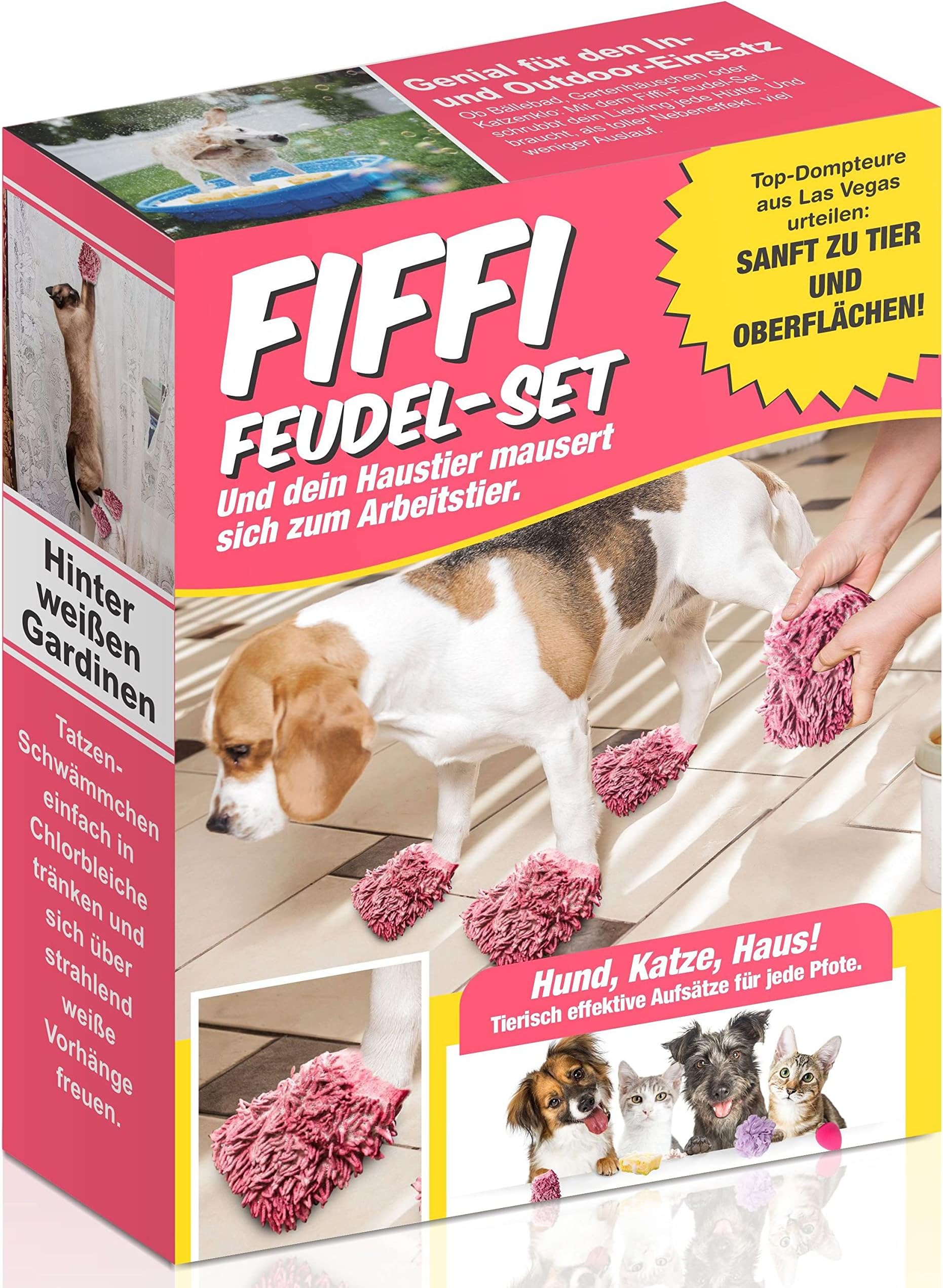 PimpMyPresent Fiffi Feudel Set, The Funny Joke Gift Wrapping, Prank Box for Your Real Gift