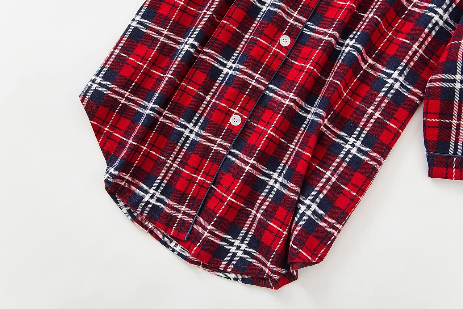 Inadays Women's Flannel Cotton Nightgown Long Sleeve Nightshirt Mid-Long Style Sleepshirt Boyfriend Loungewear