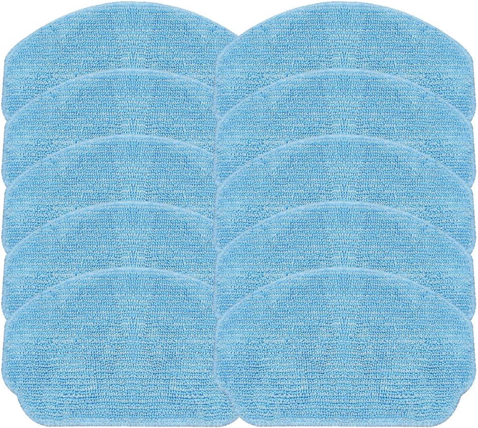 JHEUAYK 10PCS Robot Vacuum Cleaner Spare Parts Accessories Mop Cloth Fit for MAMNV BR150/BR151, for ZCWA BR150/BR151, for ONSON BR150/BR151, for GTTVO BR150/BR151 Robot Vacuum Cleaner