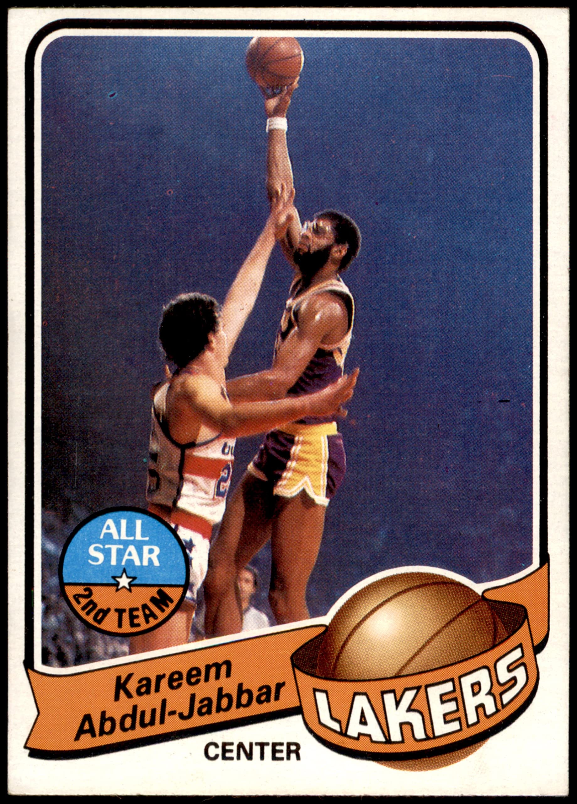 Amazon.com: 1979 Topps # 10 Kareem Abdul-Jabbar Los Angeles Lakers 