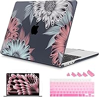 Vista 14 de Mektron Diseñada para MacBook Air 2025/2024/2023 de 15 PULGADAS M4 A3241 /M3 A3114 /M2 A2941, Carcasa de Cubierta Rígida de Plástico Impreso