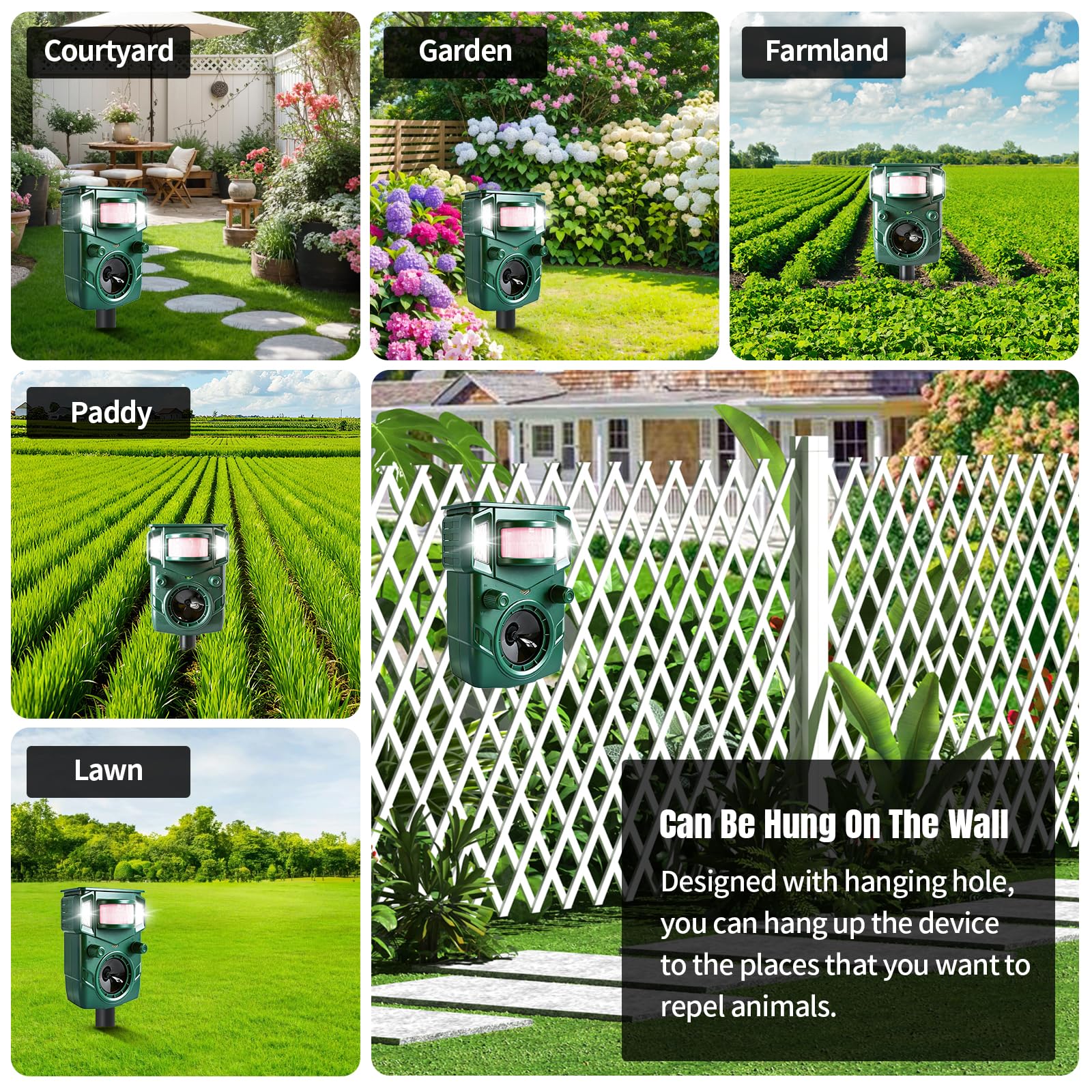 Photo 1 of Ultrasonic Animal Repellent Squirrel Cat Dog Repellent, Animal Deterrent for Yard 21