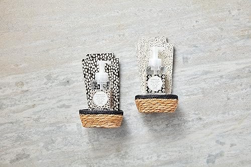 Miniatura 3 de Mud Pie Black Dot - Juego de toallas de jabón y invitados, círculo, 4.25 x 7.5 pulgadas