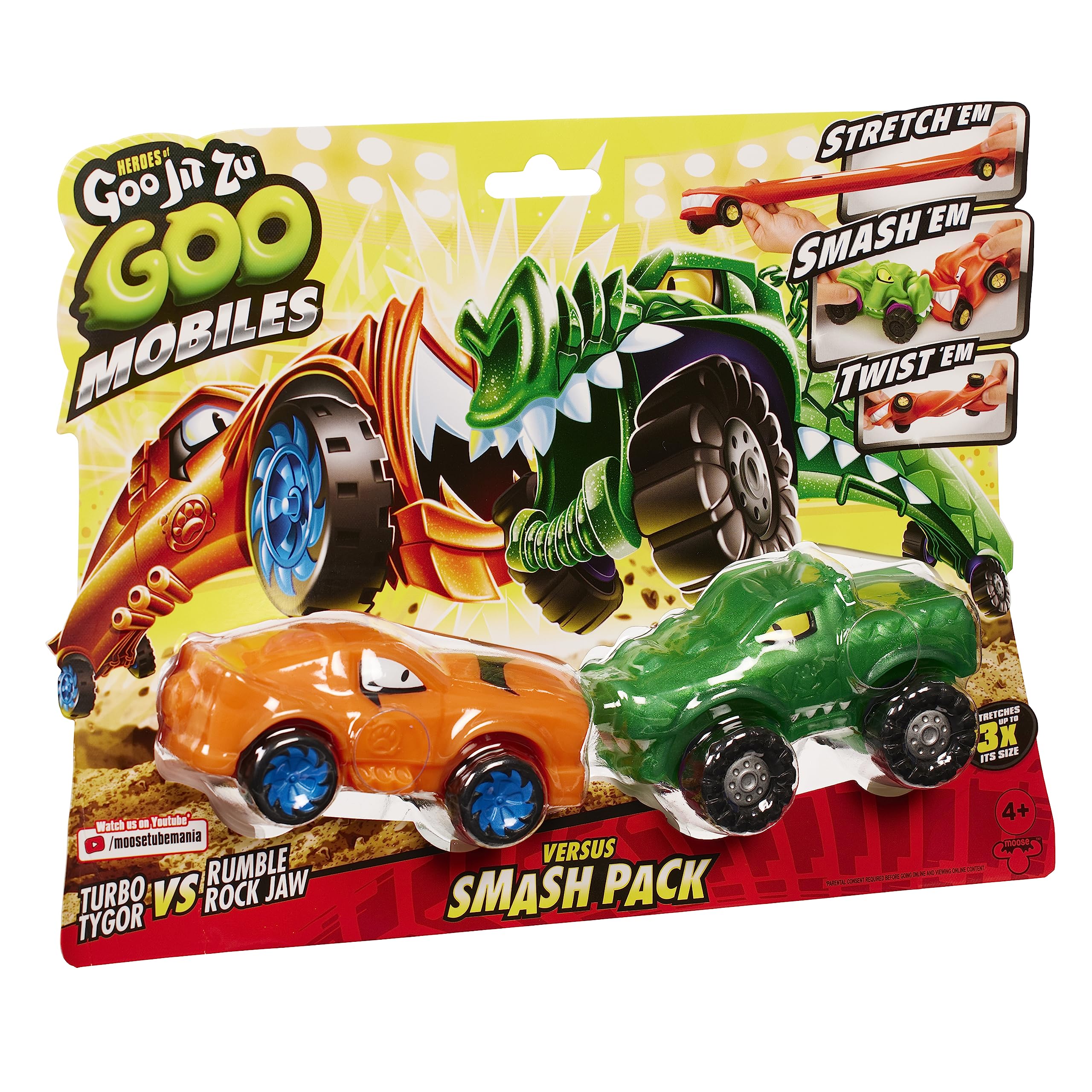 Buy Heroes of Goo Jit Zu Goo Mobiles Tygor Vs Rock Jaw Stretch 'em