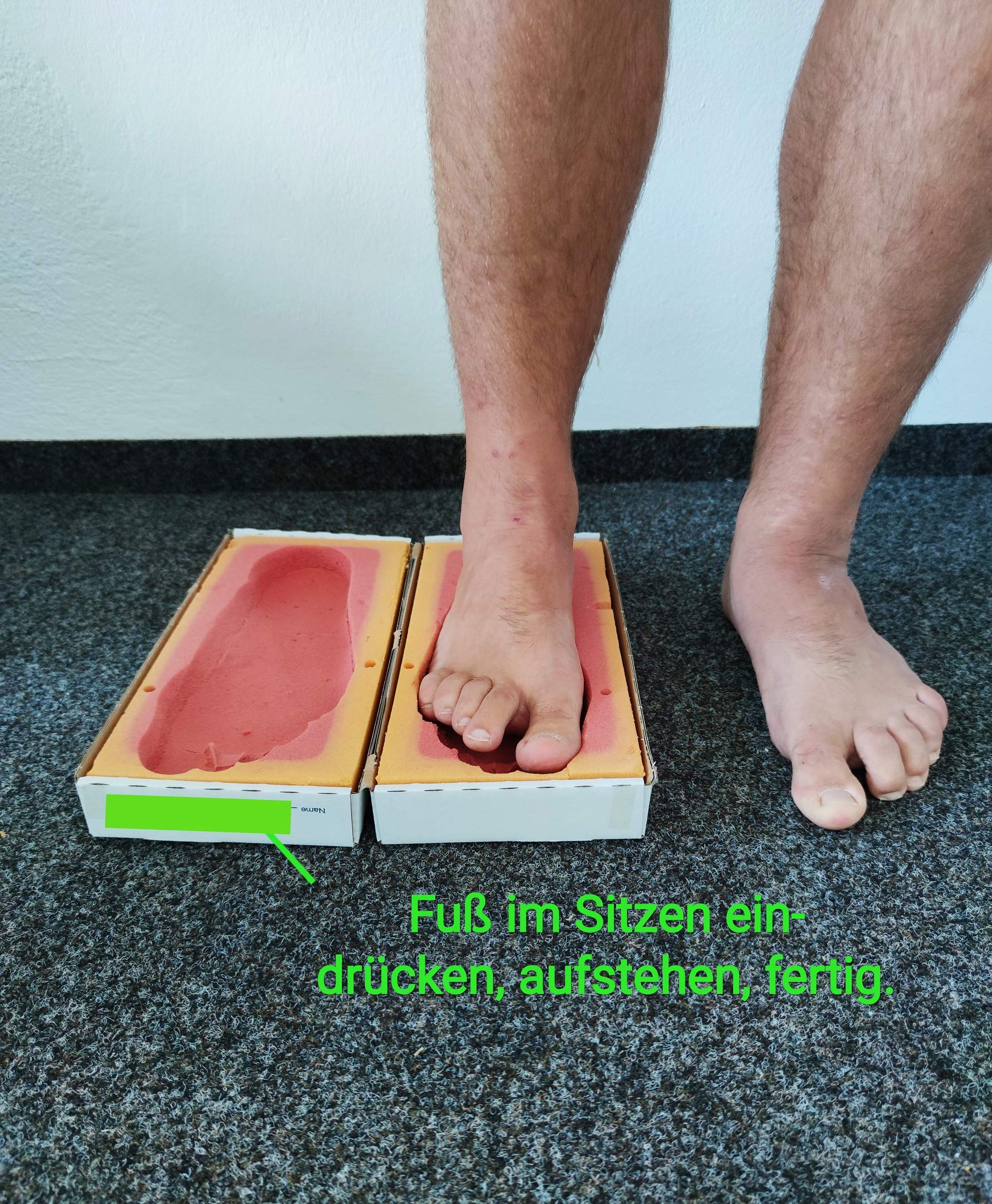 GreenFeet - Plantillas ortopédicas para masajes (5 mm, 37/38 EU)