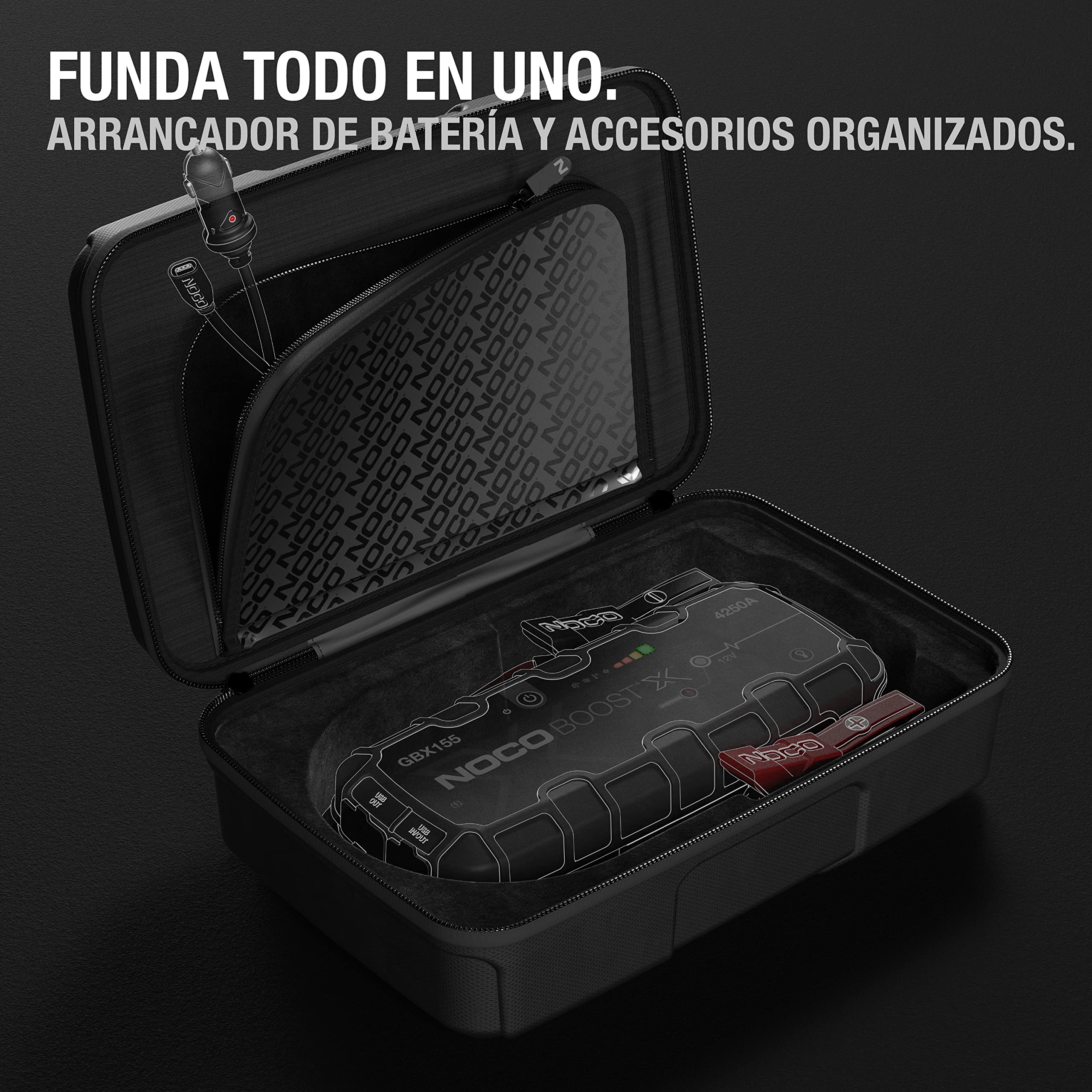 NOCO GBC104 Boost X Maletín de Protección EVA para Arrancadores Auxiliares de Litio GBX155 UltraSafe