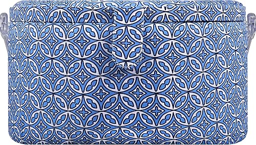 Vista 9 de SINGER 40219 Cesta de coser, estampado de medallón Medallón Azul