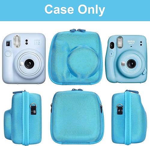 Miniatura 4 de Aenllosi Funda para cámara instantánea Fujifilm Instax Mini 1211 Instax Mini 1211 (Solo estuche) (Azul), Azul, Bolsa de viaje