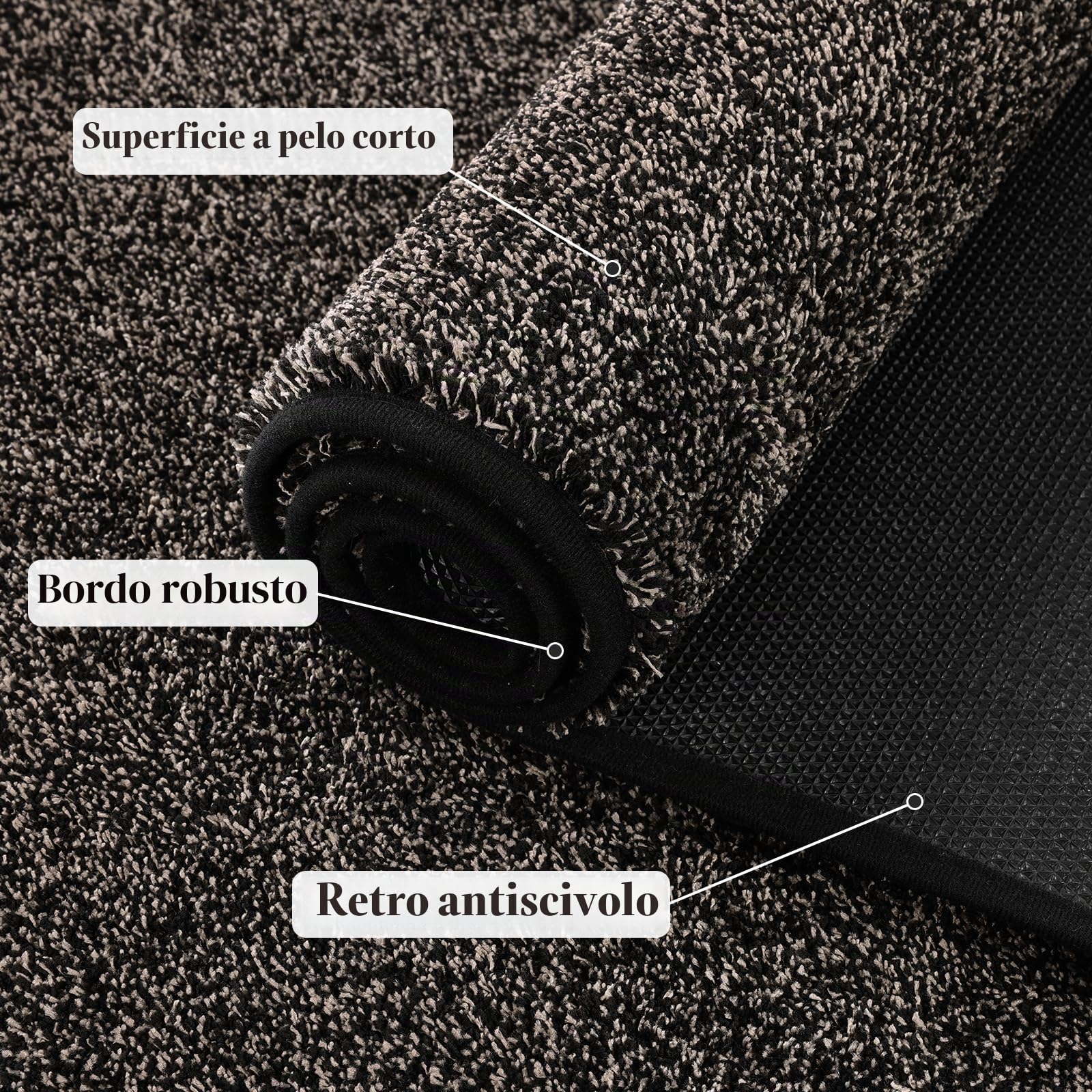 Enyhom Tappeto Cucina Antiscivolo Lavabile 80 x 200 cm, Moderno Lungo Tappeto Ingresso Interno Super Assorbente Tappeto Corridoio, Morbido Tappeto Passatoia Cucina per Corridoio, Salotto, Ingresso
