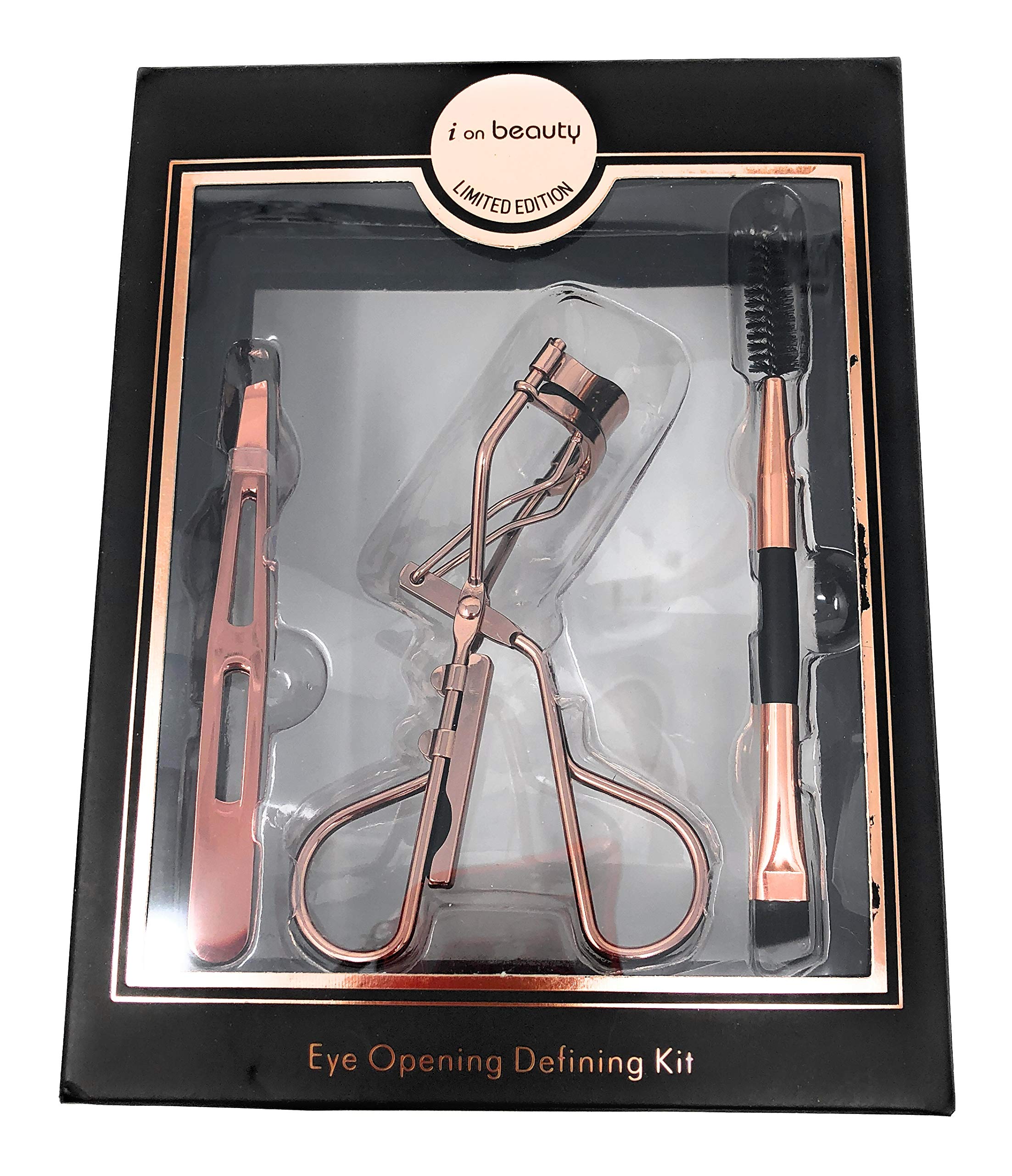 Amazon.com : i on Beauty The Perfect Brow Kit | Tweezer, Brown