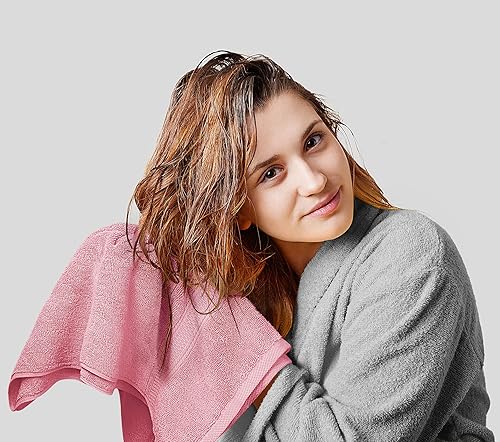 Miniatura 3 de Utopia Towels - Juego de toallas de 8 piezas, 2 toallas de baño, 2 toallas de mano y 4 para la cara, 100% algodón hilado en anillo, 600 GSM,