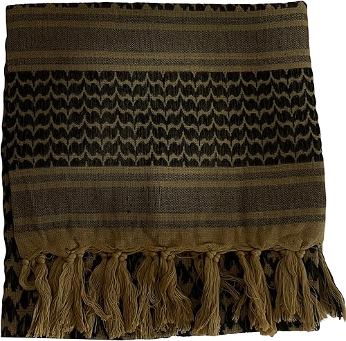 Pañuelo táctico duradero, pañuelos de caza de algodón Keffiyeh para la cabeza para hombres y mujeres