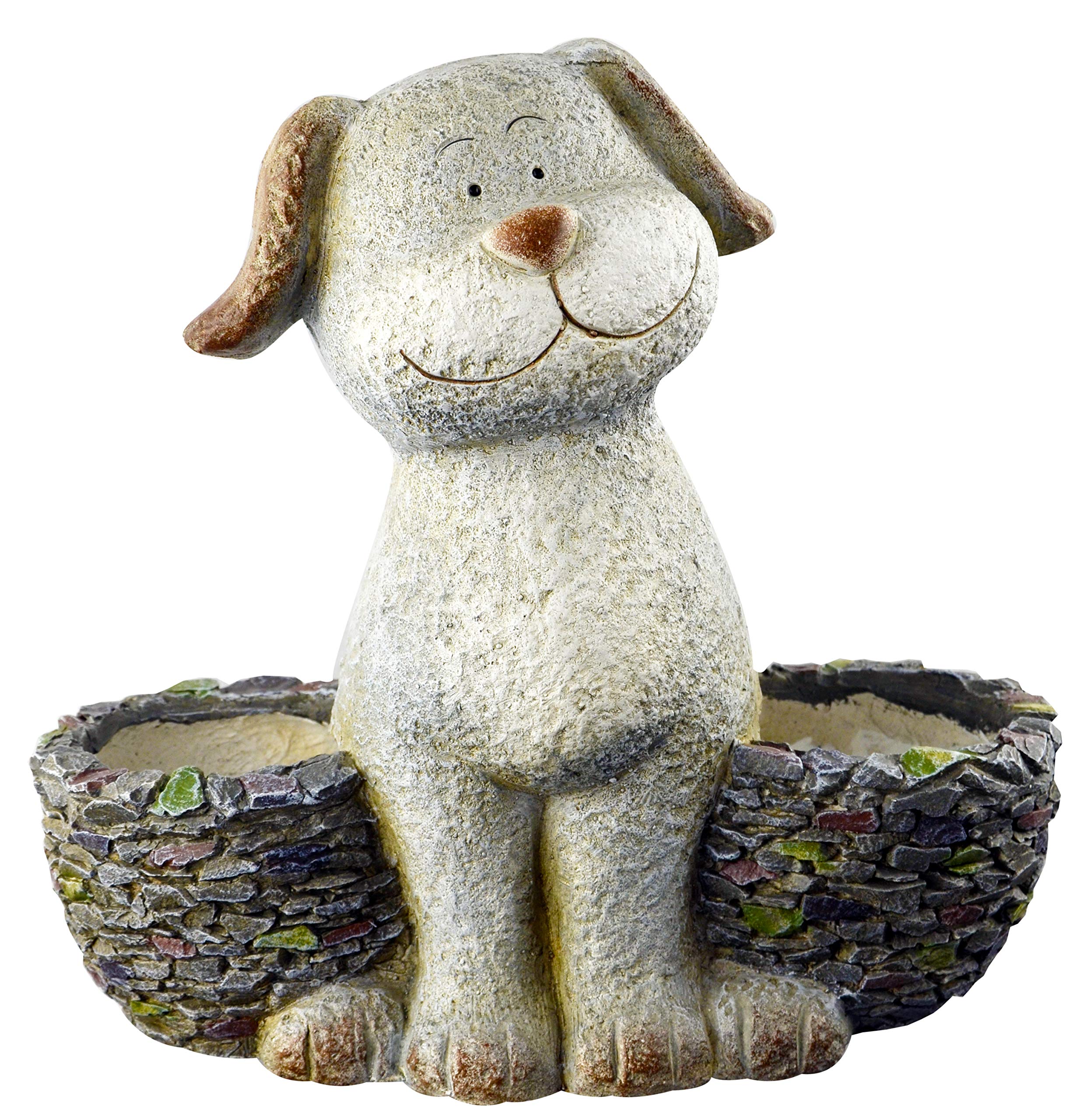 Red Carpet Studios21054 3D Animal Planter, Dog, 14x13 inch