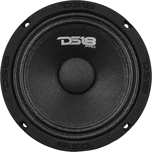 Miniatura 5 de DS18 PRO-GM6.4PK Paquete completo medio y alto, incluye 2 altavoces de rango medio de 6 pulgadas y 2 tweeter de aluminio Super Bullet de 1 pulgada