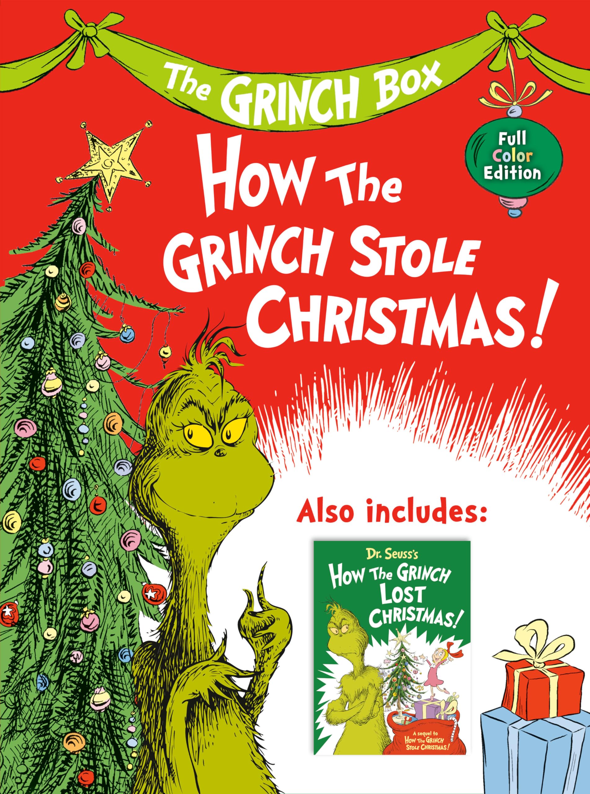 The Grinch Two-Book Boxed Set: Dr. Seuss's How the Grinch Stole Christmas! Full-Color Edition and How the Grinch Lost Christmas! (Classic Seuss)